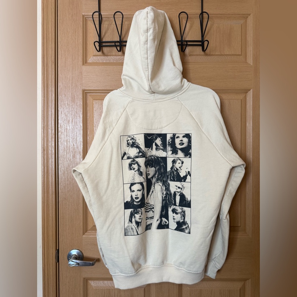 Taylor Swift Cream Hoodie - The Eras Tour - Picture 2 of 6